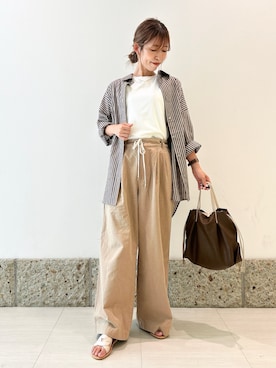 かなみさん（レディース・160cm）の夏コーディネート