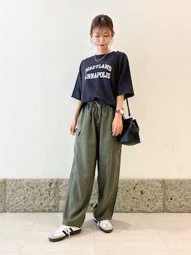 「大人ファッション」｜かなみさん（レディース・160cm）の秋コーディネート
