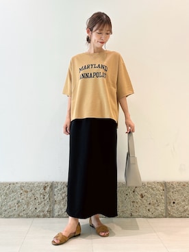 「URBAN RESEARCH DOORS（アーバンリサーチドアーズ）のアイテム」を使った、かなみさん（レディース・160cm）の夏コーディネート