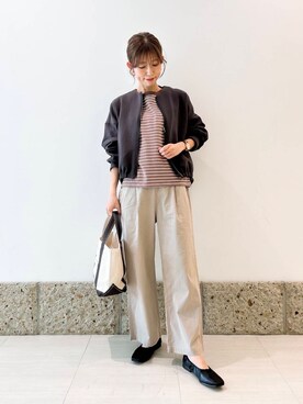 かなみさん（レディース・160cm）の春コーディネート