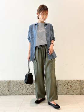 「URBAN RESEARCH DOORS（アーバンリサーチドアーズ）のアイテム」を使った、かなみさん（レディース・160cm）の夏コーディネート