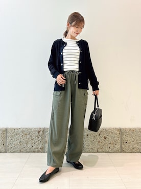 「アイテム（パンプス）」を使った、かなみさん（レディース・160cm）の秋コーディネート