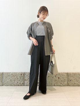 「アイテム（ハンドバッグ）」を使った、かなみさん（レディース・160cm）の秋コーディネート