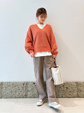 かなみさん(レディース・160cm)の冬コーディネート