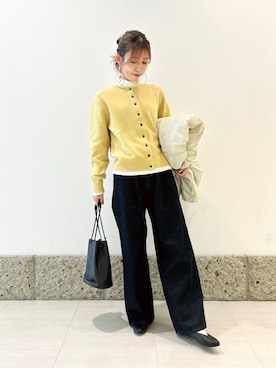 「アイテム（ダウンジャケット/コート）」を使った、かなみさん（レディース・160cm）の秋コーディネート