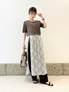 かなみさん（レディース・160cm）の夏コーディネート