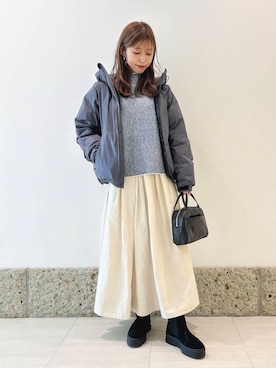 かなみさん(レディース・160cm)の冬コーディネート