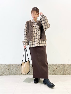 かなみさん（レディース・160cm）の秋コーディネート