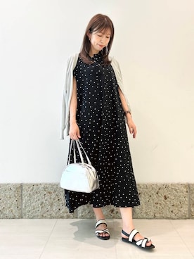 「ナチュラル×イエベ春」｜かなみさん（レディース・160cm）の夏コーディネート