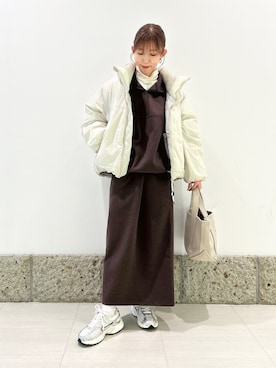 かなみさん（レディース・160cm）の冬コーディネート