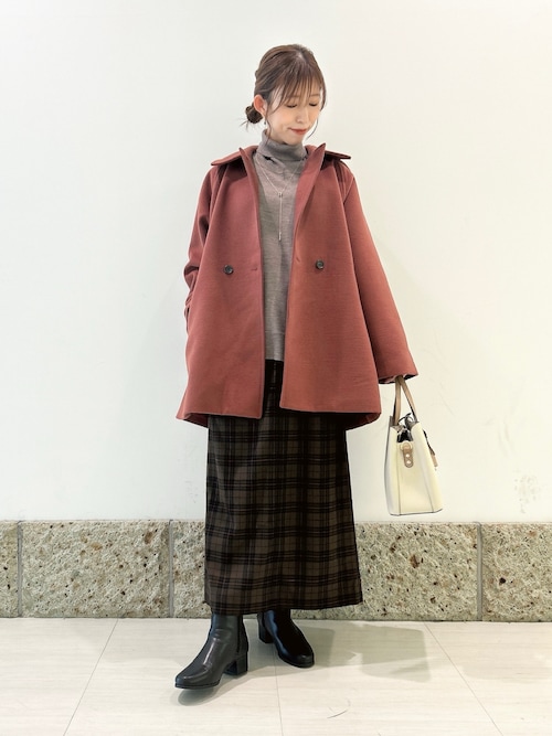 セール】ウォッシャブルウールタートルネックワイドプルオーバー