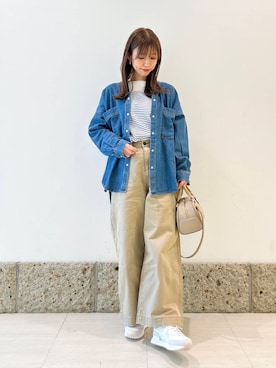 かなみさん（レディース・160cm）の冬コーディネート