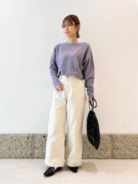 かなみさん（レディース・160cm）の冬コーディネート