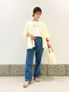 かなみさん（レディース・160cm）の春コーディネート