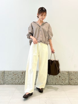 「URBAN RESEARCH DOORS（アーバンリサーチドアーズ）のアイテム」を使った、かなみさん（レディース・160cm）の秋コーディネート