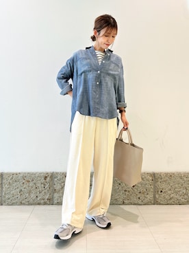 「RODE SKO（ロデスコ）のアイテム」を使った、かなみさん（レディース・160cm）の秋コーディネート