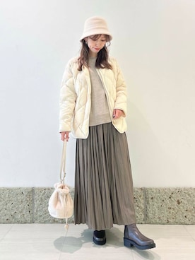 かなみさん（レディース・160cm）の秋コーディネート