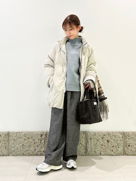 「ORCIVAL（オーシバル）のアイテム」を使った、かなみさん（レディース・160cm）の冬コーディネート