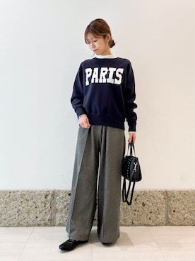 かなみさん（レディース・160cm）の冬コーディネート