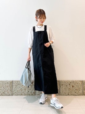 「ナチュラル×イエベ春」｜「アイテム（ワンピース/ドレス）」を使った、かなみさん（レディース・160cm）の春コーディネート