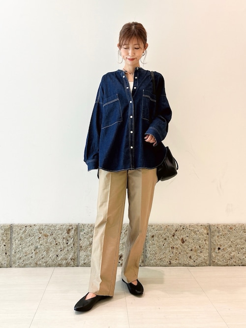 新品☆アーバンリサーチドアーズ　デニムバンドカラーシャツ デニムバンドカラーシャツ（シャツ/ブラウス）｜URBAN RESEARCH