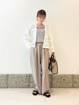 かなみさん（レディース・160cm）の春コーディネート