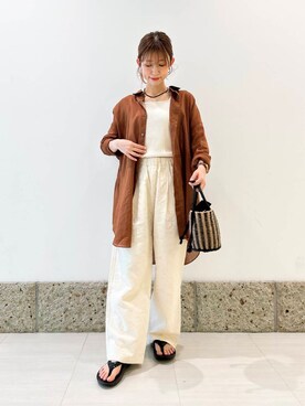 かなみさん(レディース・160cm)の春コーディネート