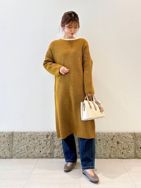 かなみさん（レディース・160cm）の冬コーディネート