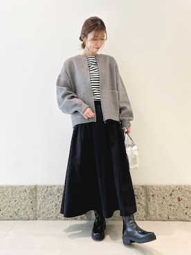 かなみさん（レディース・160cm）の秋コーディネート