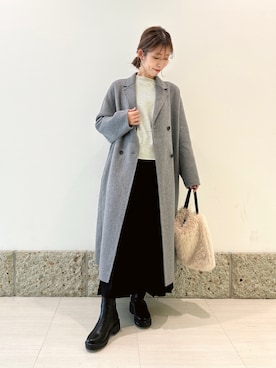 「URBAN RESEARCH DOORS（アーバンリサーチドアーズ）のアイテム（スカート）」を使った、かなみさん（レディース・160cm）の秋コーディネート