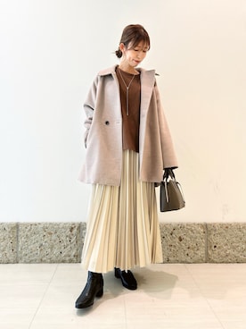 かなみさん（レディース・160cm）の冬コーディネート