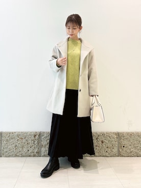 かなみさん（レディース・160cm）の冬コーディネート