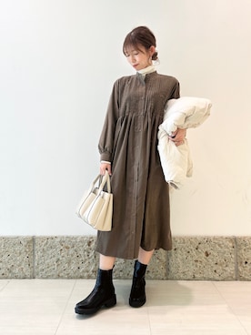 かなみさん(レディース・160cm)の冬コーディネート