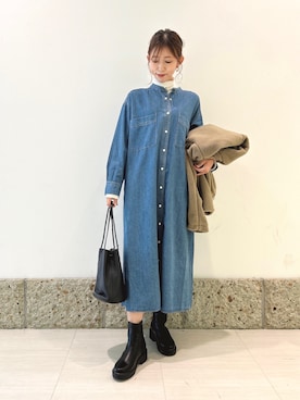 「URBAN RESEARCH DOORS（アーバンリサーチドアーズ）のアイテム」を使った、かなみさん（レディース・160cm）の秋コーディネート