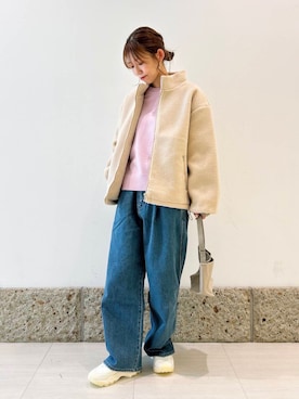 かなみさん（レディース・160cm）の冬コーディネート