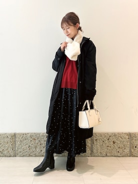 かなみさん(レディース・160cm)の冬コーディネート