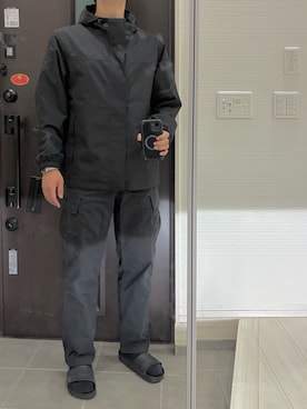 「アイテム（ナイロンジャケット）」を使った、Chrisさん（メンズ・180cm・30代）の秋コーディネート