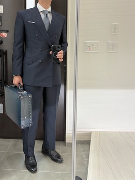 「アイテム（バッグ）」を使った、Chrisさん（メンズ・180cm・30代）の秋コーディネート