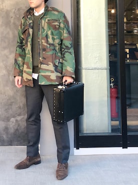 Chrisさん（メンズ・181cm）の冬コーディネート