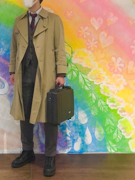 Chrisさん（メンズ・181cm）の冬コーディネート