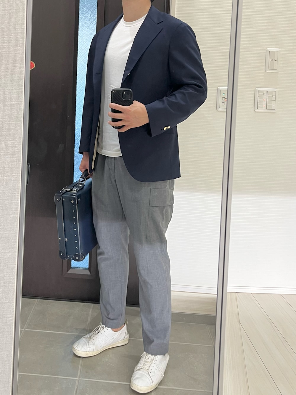 【コットンジャージー製♪カジュアルコーデ】HERMES Tシャツ コットン ジャージー クルーネック Tシャツを使った人気