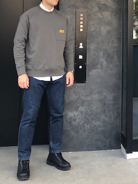 Chrisさん（メンズ・181cm）の冬コーディネート