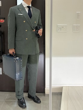 「アイテム（ローファー）」を使った、Chrisさん（メンズ・180cm・30代）の夏コーディネート
