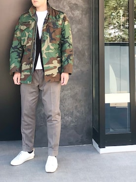 Chrisさん（メンズ・181cm）の冬コーディネート