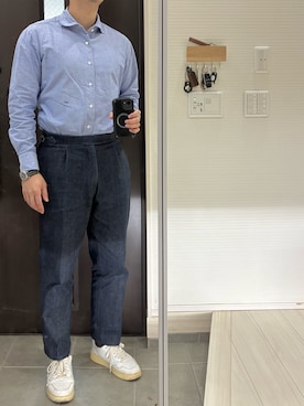 「AUTRY（オートリー）のアイテム」を使った、Chrisさん（メンズ・180cm）の冬コーディネート