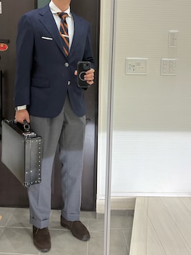 「アイテム（ジャケット/アウター）」を使った、Chrisさん（メンズ・180cm・30代）の秋コーディネート