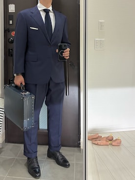 「アイテム（ドレスシューズ）」を使った、Chrisさん（メンズ・180cm・30代）の夏コーディネート