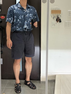 「PT TORINO（ピーティートリノ）のアイテム」を使った、Chrisさん（メンズ・180cm）の夏コーディネート
