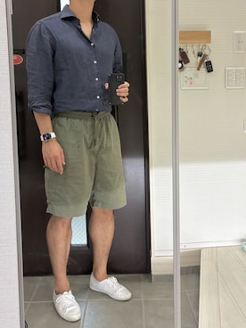 「BEAMS（ビームス）のアイテム」を使った、Chrisさん（メンズ・180cm）の秋コーディネート