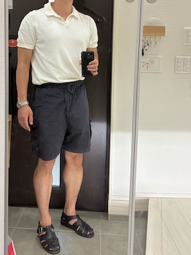 「PT TORINO（ピーティートリノ）のアイテム」を使った、Chrisさん（メンズ・180cm）の夏コーディネート